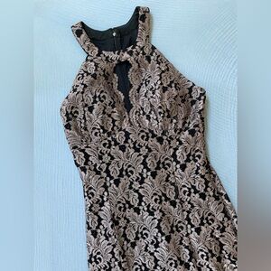 Morgan & Co Metallic Evening Gown size 10